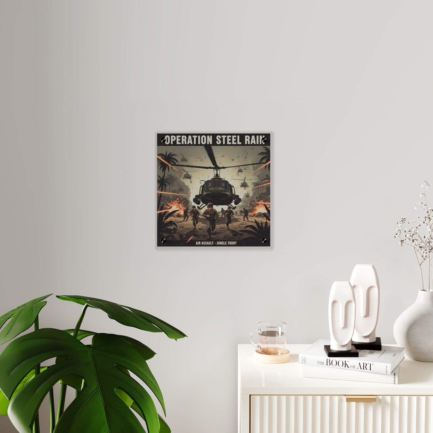 Acrylic Wall Art Panel - Air Assault - Vietnam - Operation Steel Rain