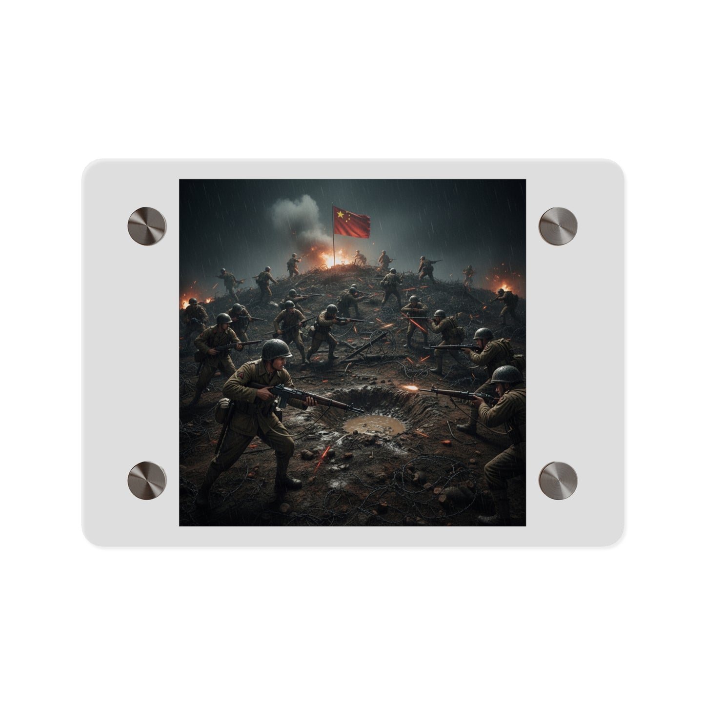 Acrylic Wall Art Panel - PorkChop Hill - Korean War