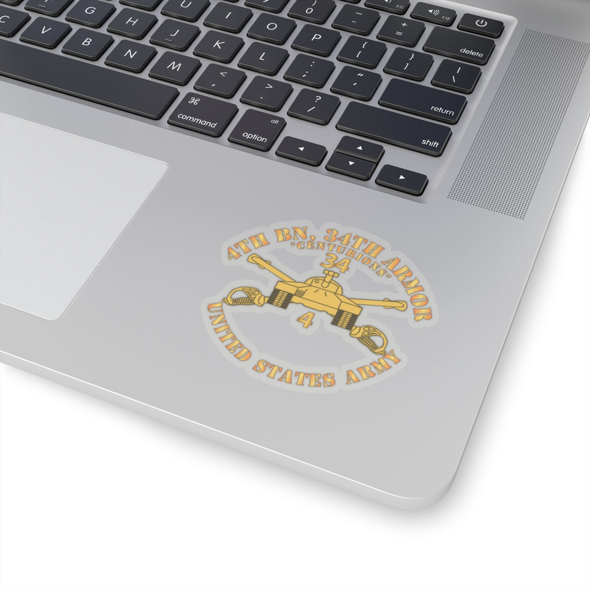 Kiss-Cut Stickers - Army - 4th Bn, 34th Armor - Centurions  - Armor Branch