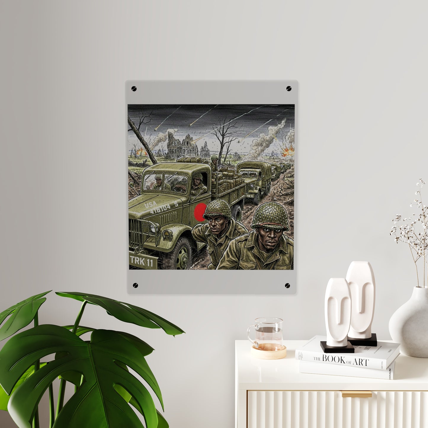 Acrylic Wall Art Panel - RedBall Express w RB