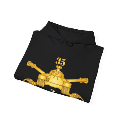 Unisex Heavy Blend™ Hooded Sweatshirt - Army - 2nd Bn, 35th Armor - Armor Branch wo Txt X 300