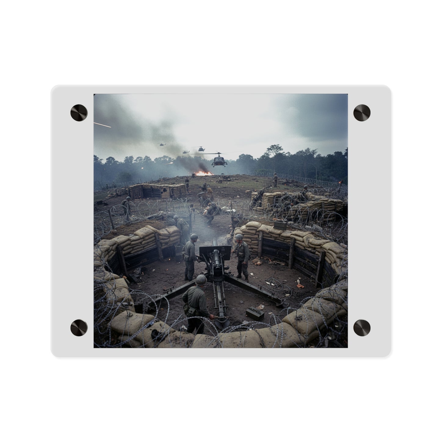 Acrylic Wall Art Panel - FSB Ripcord Siege - 1970