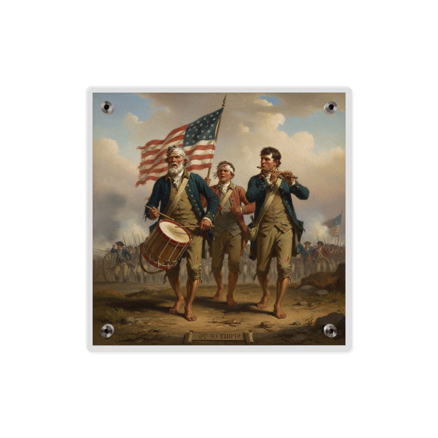 Acrylic Wall Art Panel - Spirit of 76