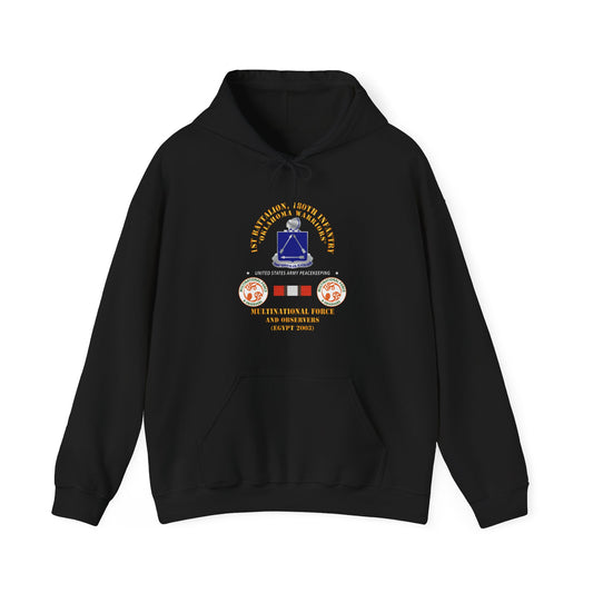 Unisex Heavy Blend™ Hooded Sweatshirt - Army - 1st Battalion, 180th Infantry Regiment -  MFO Egypt 2003 X 300
