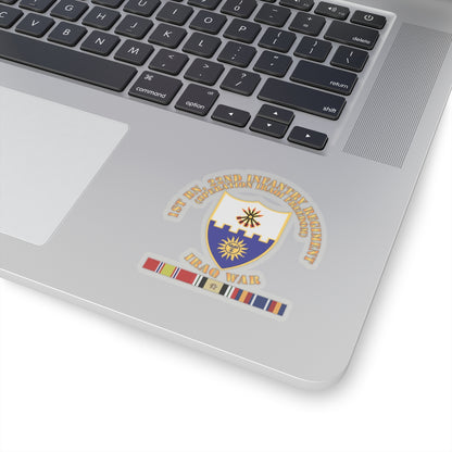 Kiss-Cut Stickers - Army - 1st Bn 22nd Infantry - OIF1 - w IRAQ SVC