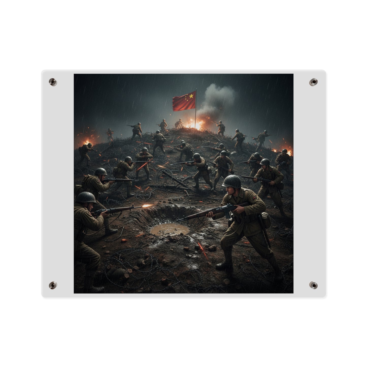 Acrylic Wall Art Panel - PorkChop Hill - Korean War