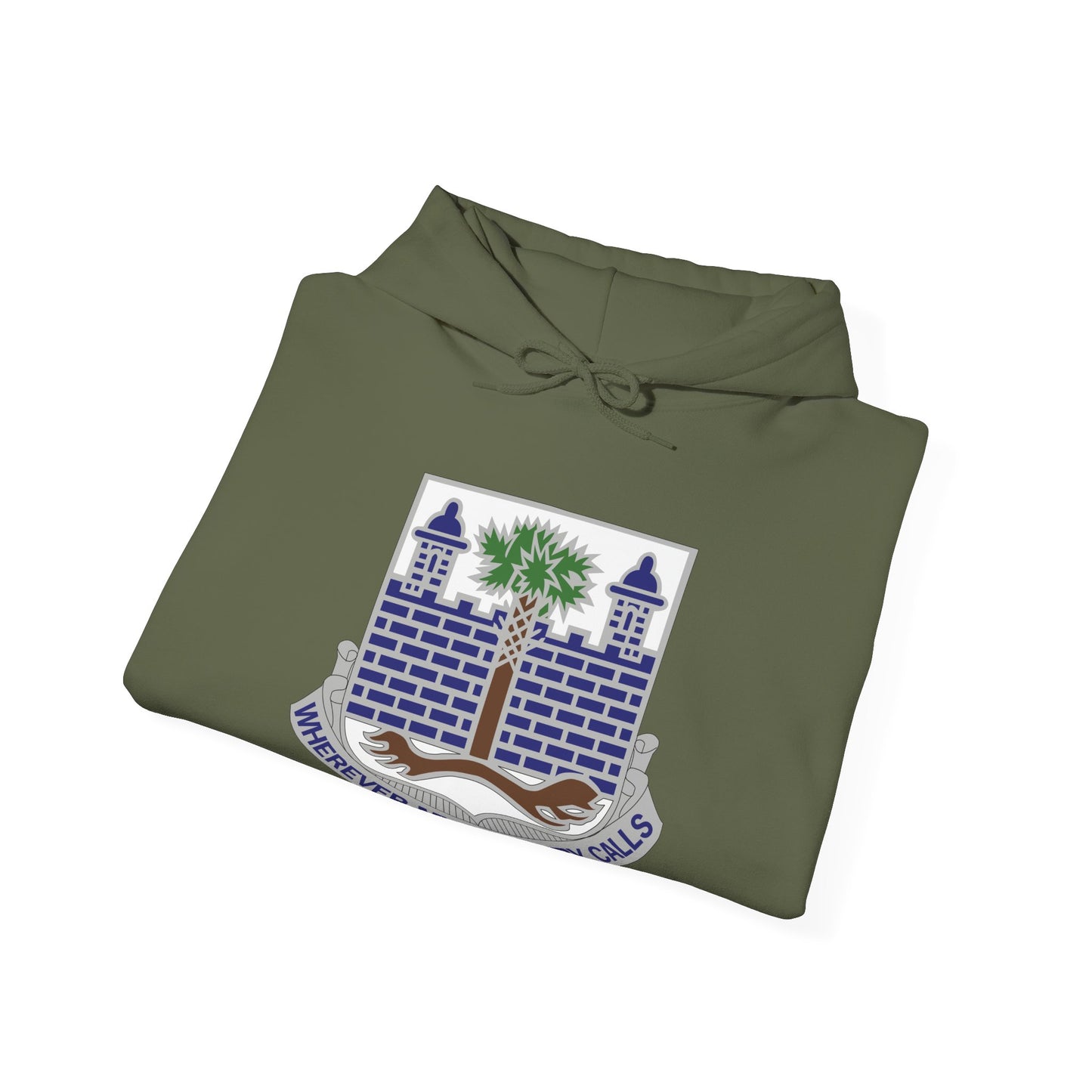 Unisex Heavy Blend™ Hooded Sweatshirt - Army -  118th Infantry Regiment - DUI wo Txt X 300