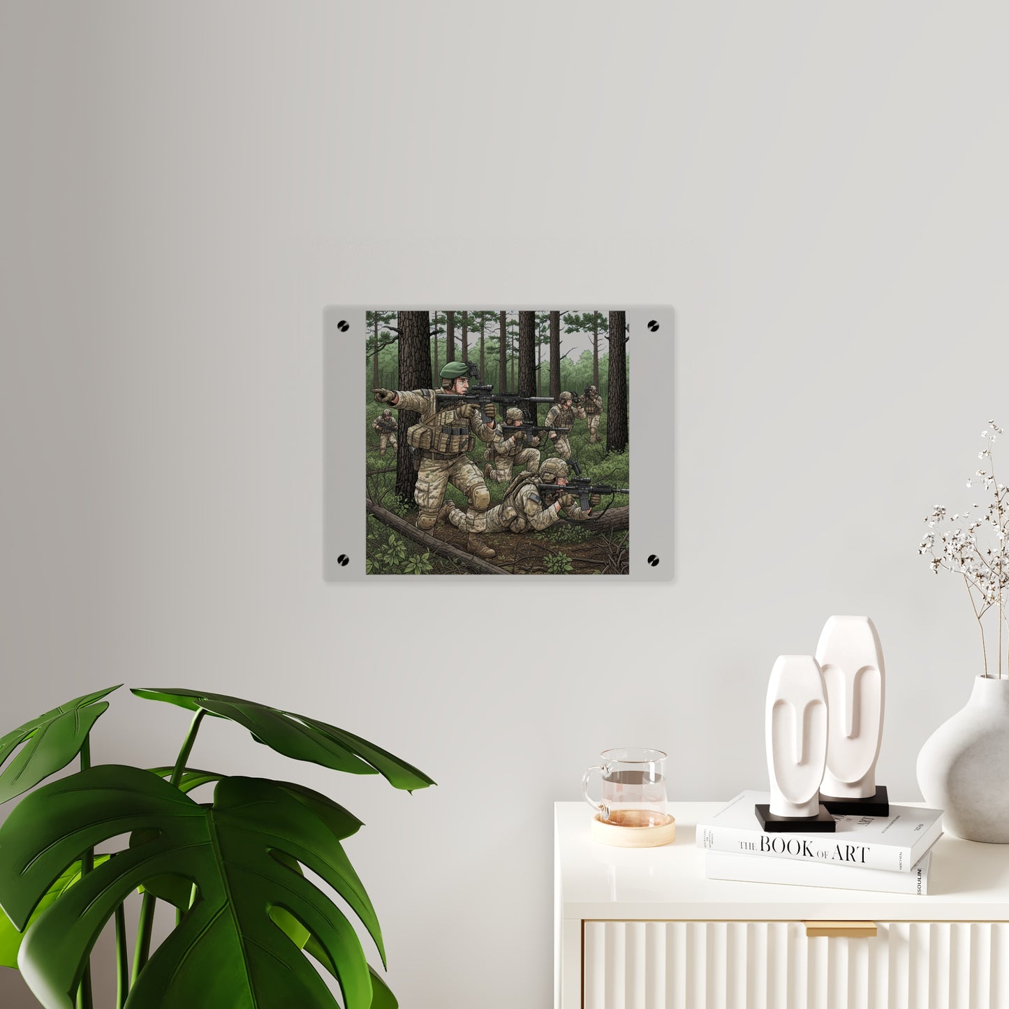 Acrylic Wall Art Panel - Special Forces training at McKall