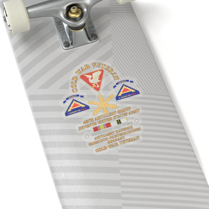 Kiss-Cut Stickers - Army - Cold War Vet - 46th Artillery Group - Germany - 7th US Army - Missle Branch w COLD SVC