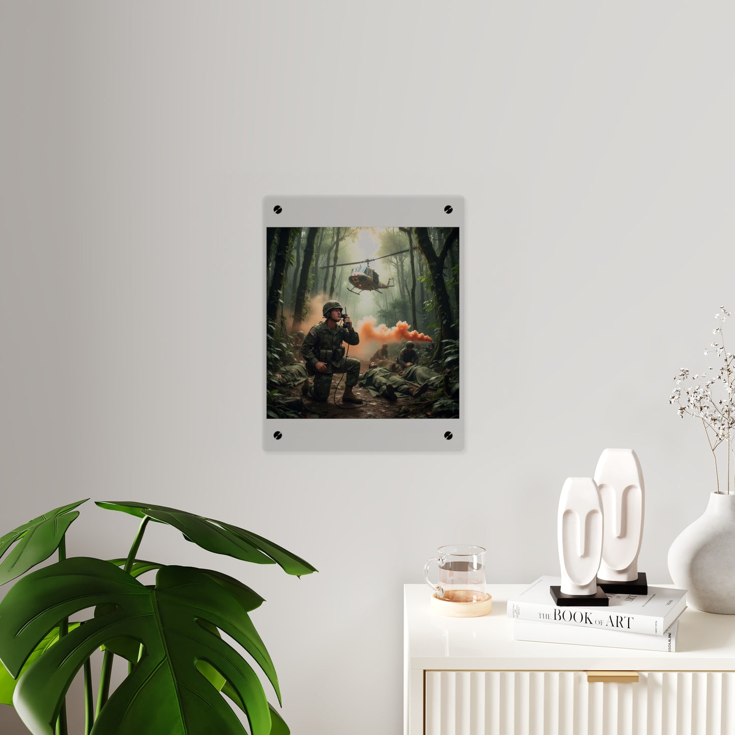 Acrylic Wall Art Panel - Medevac Request - Vietnam