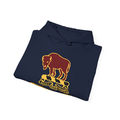 Unisex Heavy Blend™ Hooded Sweatshirt - Army  - 10th Cavalry Regiment w Ribbon X 300