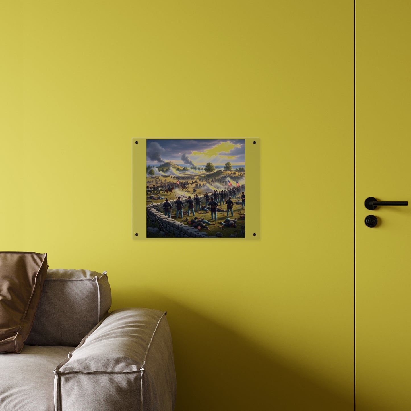 Acrylic Wall Art Panel - Battle of Gettysburg