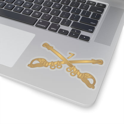 Stickers - Army 7th Cavalry Branch Kiss-Cut Stickers