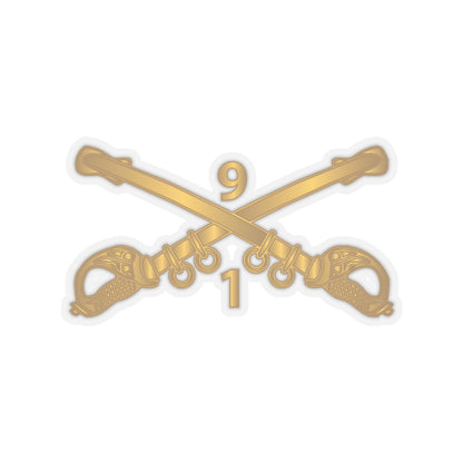 Kiss-Cut Stickers - Army - 1st Squadron, 9th Cavalry Branch wo Txt X 300