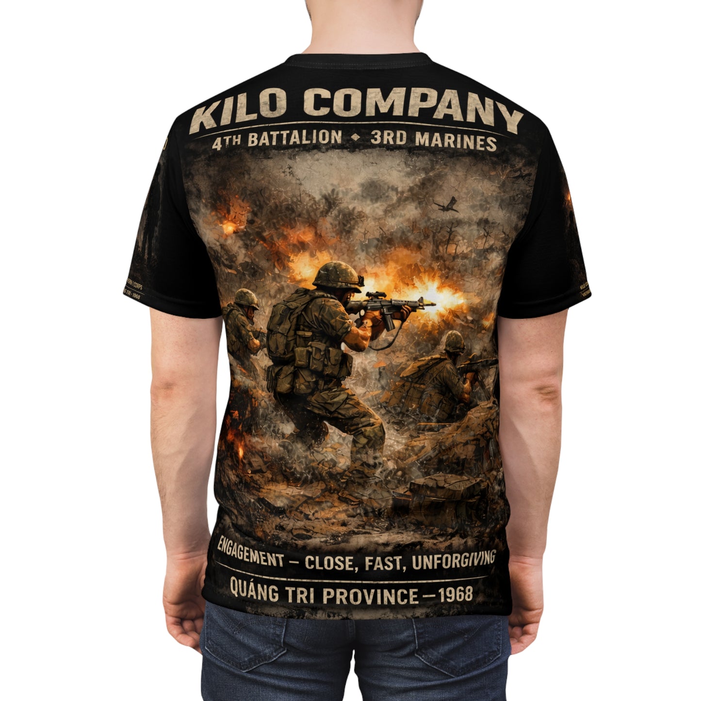 Marines Tribute Tee — "Movement to Contact" 2nd Platoon