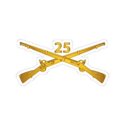 Kiss-Cut Stickers - Army - 25th Infantry Regiment Branch wo Txt
