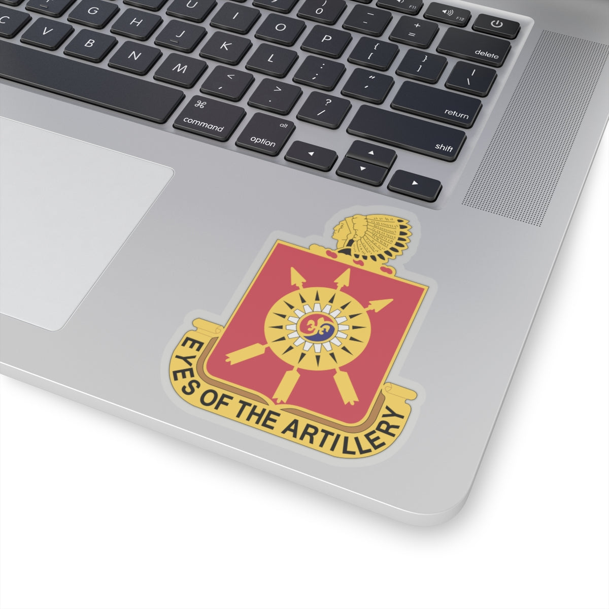 Kiss-Cut Stickers - Army - 171st Field Artillery Regiment - DUI wo Txt X 300