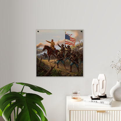Acrylic Wall Art Panel - Charge up JanJuan Hill