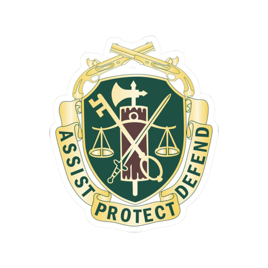 Kiss-Cut Stickers - Military Police Corps Regimental DUI wo Txt