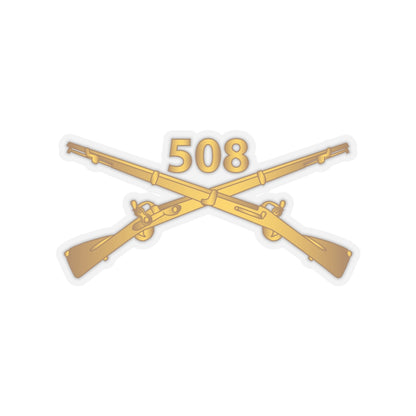 Kiss-Cut Stickers - Army -  508th Infantry Regiment Branch wo Txt X 300