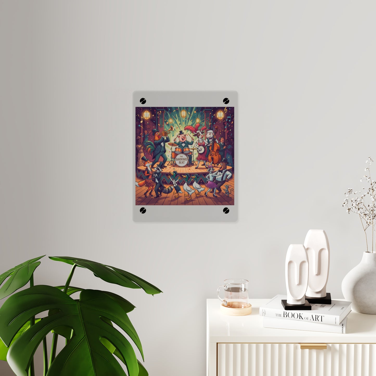 Acrylic Wall Art Panel - Farm Band Dance