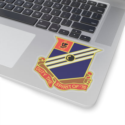 Kiss-Cut Stickers -  Army - 76th Field Artillery Regiment wo Txt X 300
