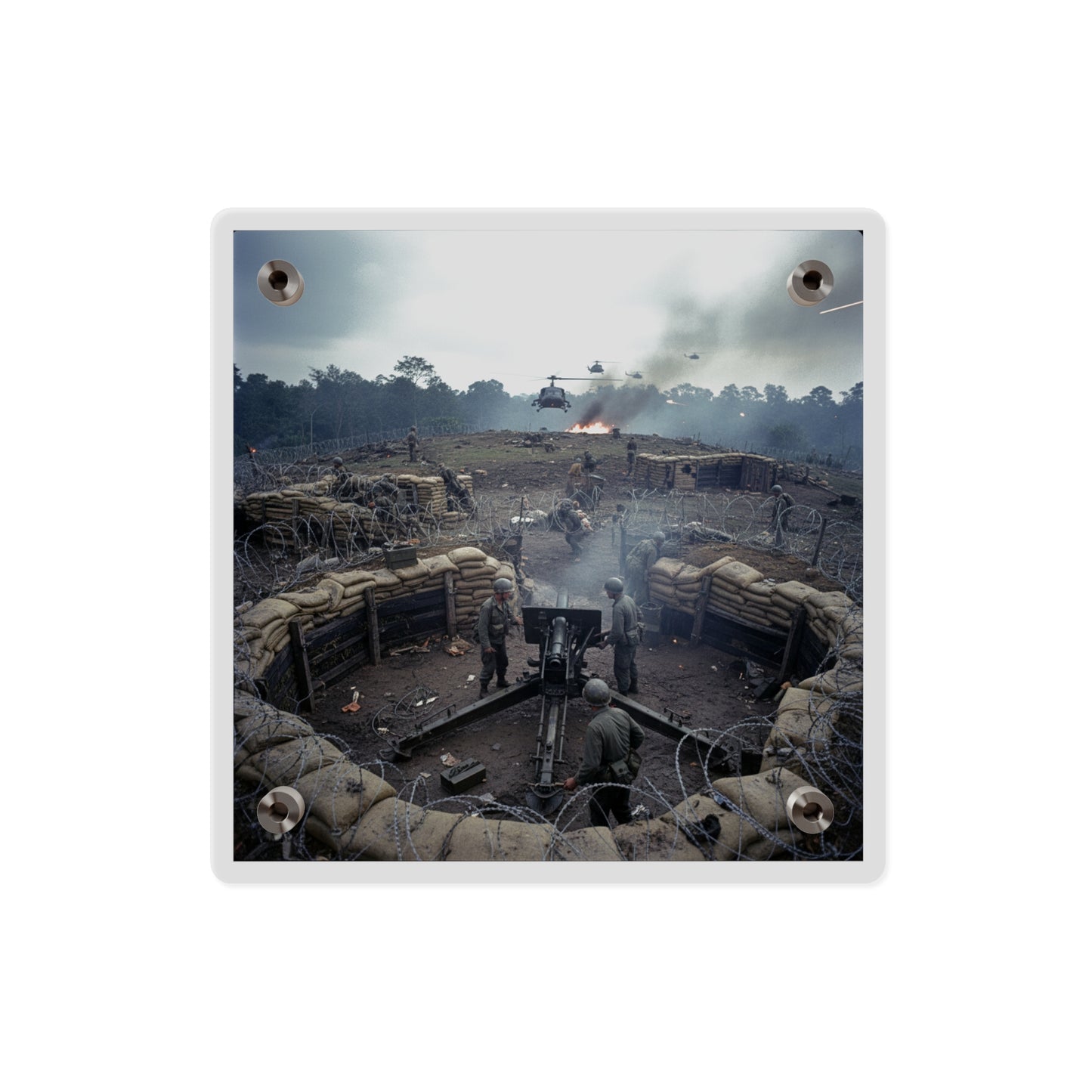 Acrylic Wall Art Panel - FSB Ripcord Siege - 1970