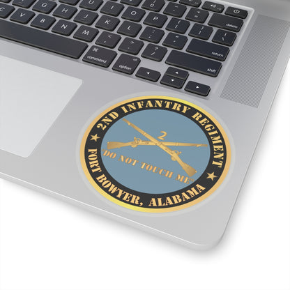 Kiss-Cut Stickers - Army - 2nd  Infantry Regiment Branch - Do Not Touch Me - Fort Bowyer, Alabama