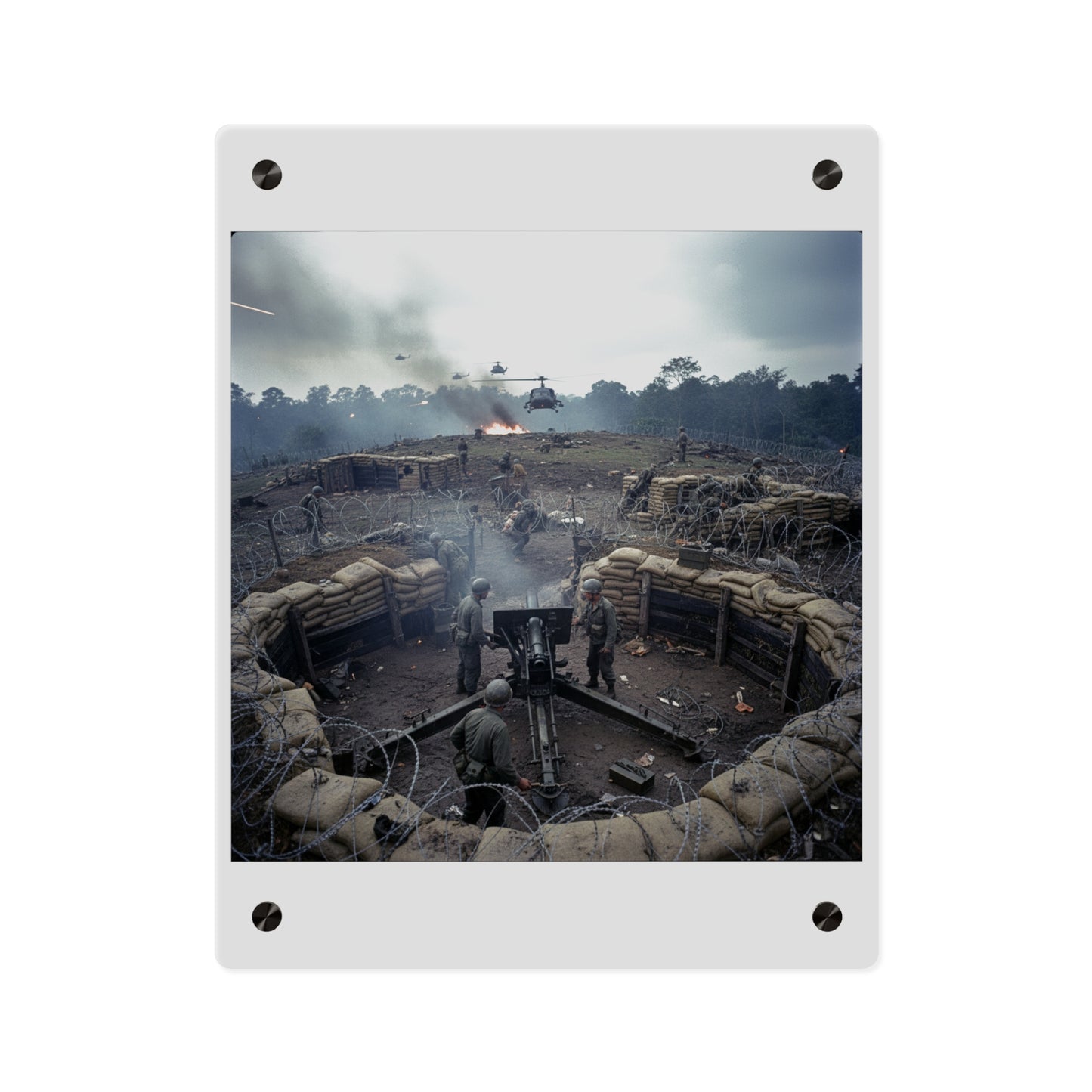 Acrylic Wall Art Panel - FSB Ripcord Siege - 1970