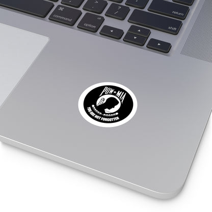 Round Stickers, Indoor\Outdoor POW/MIA Stickers - You Are Not Forgotten!