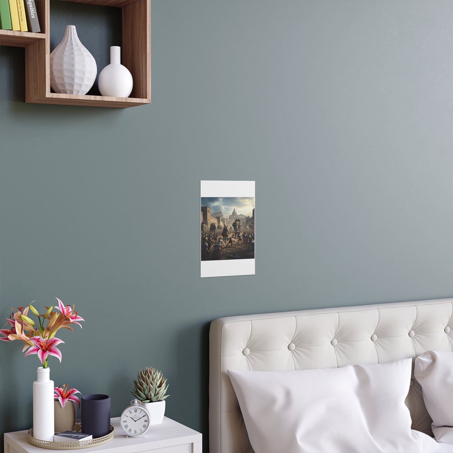 Indoor and Outdoor Silk Posters - Hannibal Battling the Roman Legions as he Enters Rome