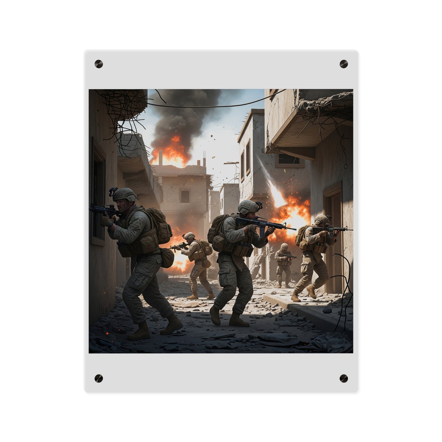 Acrylic Wall Art Panel - 2nd Battle of Fallajuh Iraq War