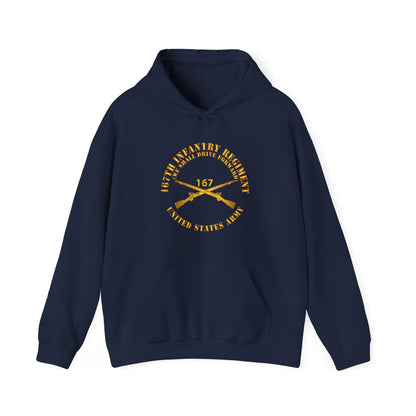 Unisex Heavy Blend™ Hooded Sweatshirt - 167th Infantry Regiment - We shall Drive Forward - Infantry Branch X 300