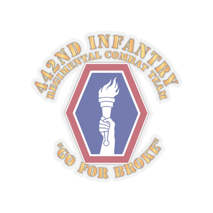 Kiss-Cut Stickers - Army - 442nd Infantry Regimental Combat Team
