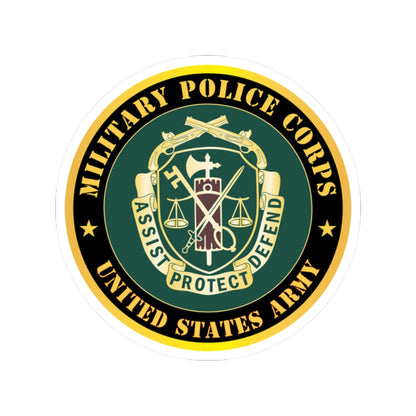 Kiss-Cut Stickers - Army - Military Police Corps Regimental Crest - United States Army