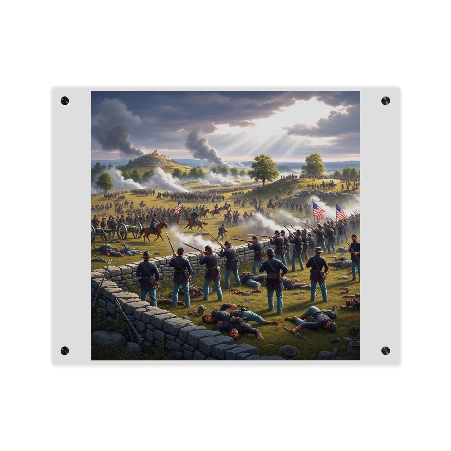 Acrylic Wall Art Panel - Battle of Gettysburg