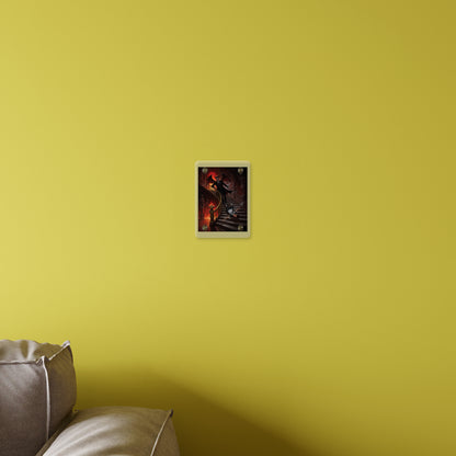 Acrylic Wall Art Panel - devil and maid