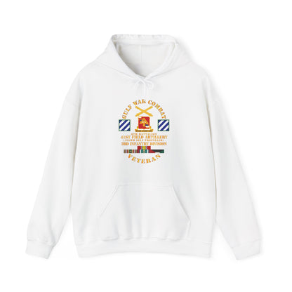 Unisex Heavy Blend™ Hooded Sweatshirt - Army - Gulf War Combat Vet w 6th Bn 41st Arty - 3rd ID X 300
