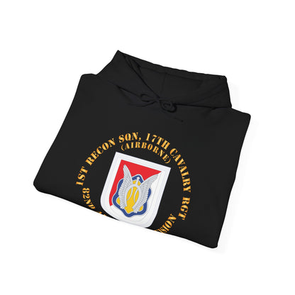 Unisex Heavy Blend™ Hooded Sweatshirt - Army - Flash - 1st Recon Sqn, 17th Cavalry Regiment - Airborne X 300