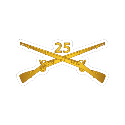 Kiss-Cut Stickers - Army - 25th Infantry Regiment Branch wo Txt