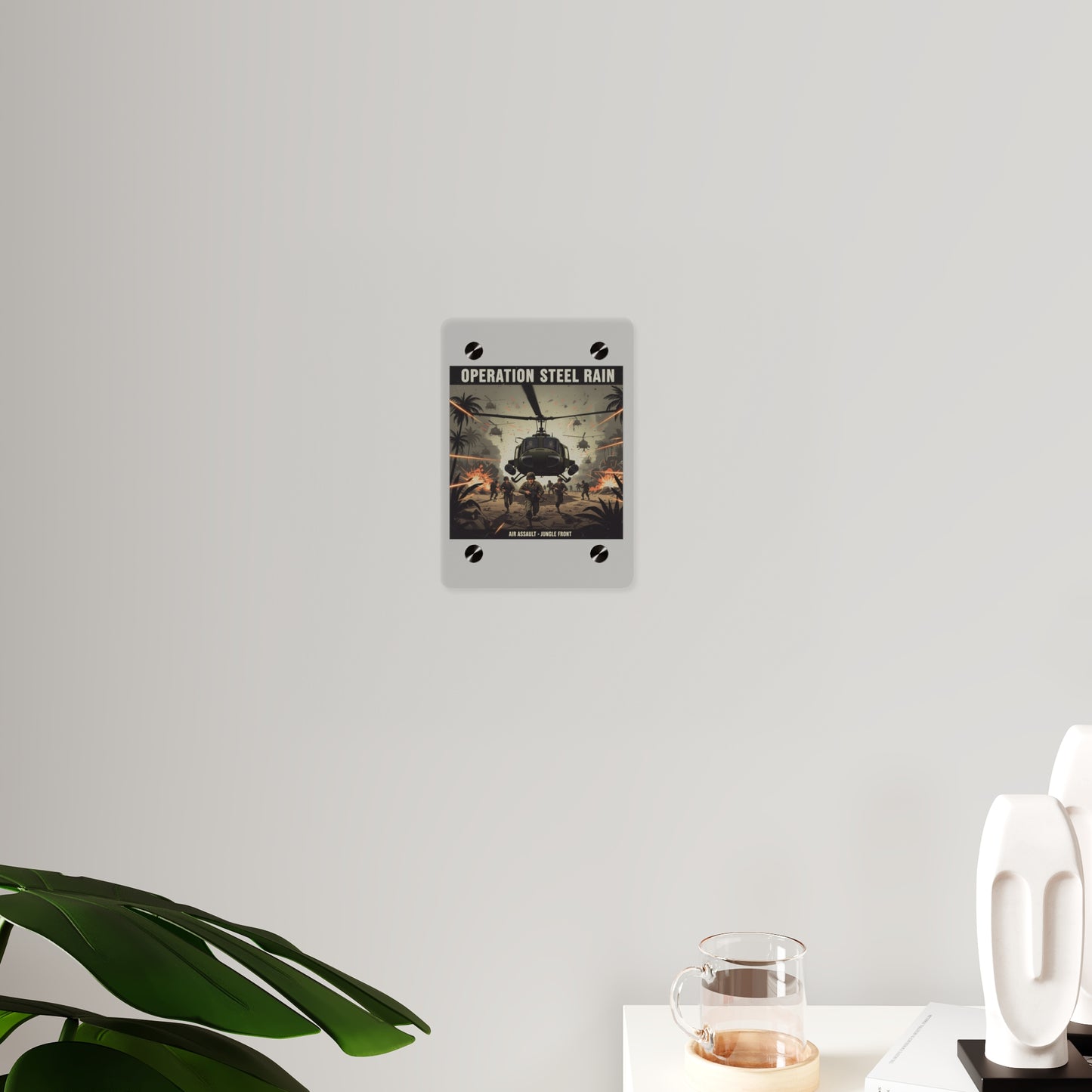 Acrylic Wall Art Panel - Air Assault - Vietnam - Operation Steel Rain