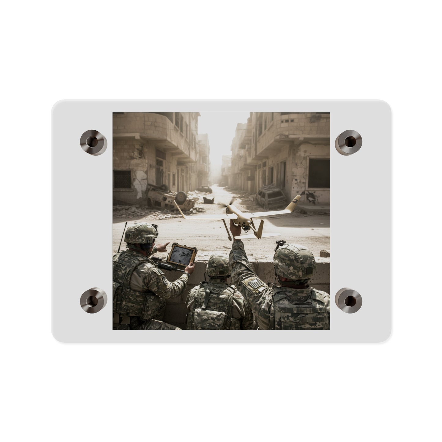 Acrylic Wall Art Panel - UAV Raven in Iraq war