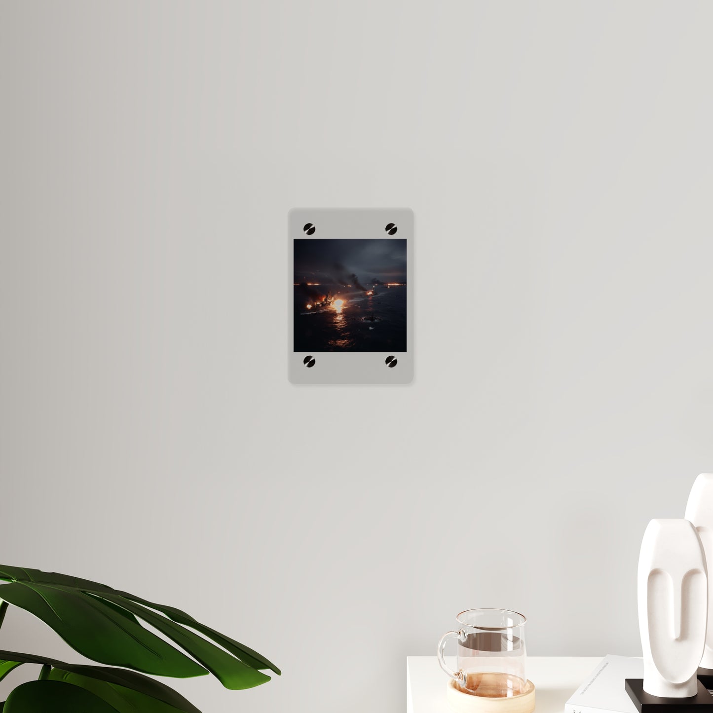 Acrylic Wall Art Panel - WWII Suda Straights Battle