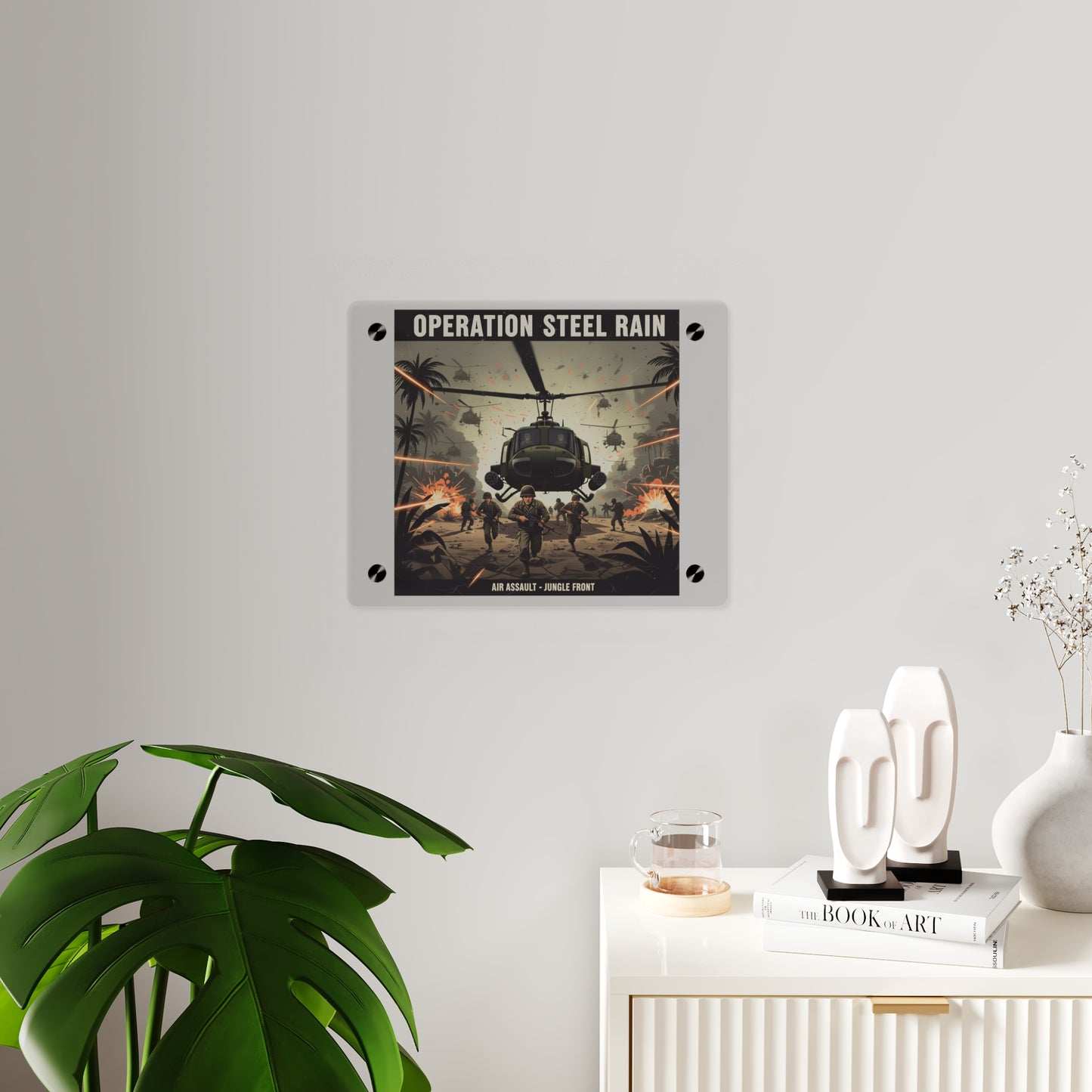 Acrylic Wall Art Panel - Air Assault - Vietnam - Operation Steel Rain