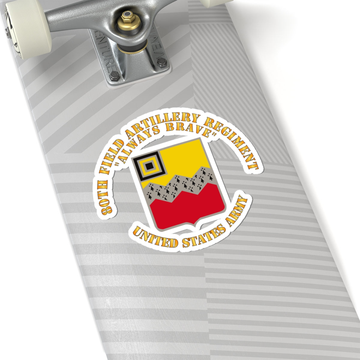 Kiss-Cut Stickers - Army - 80th Field Artillery Regiment - Always Brave