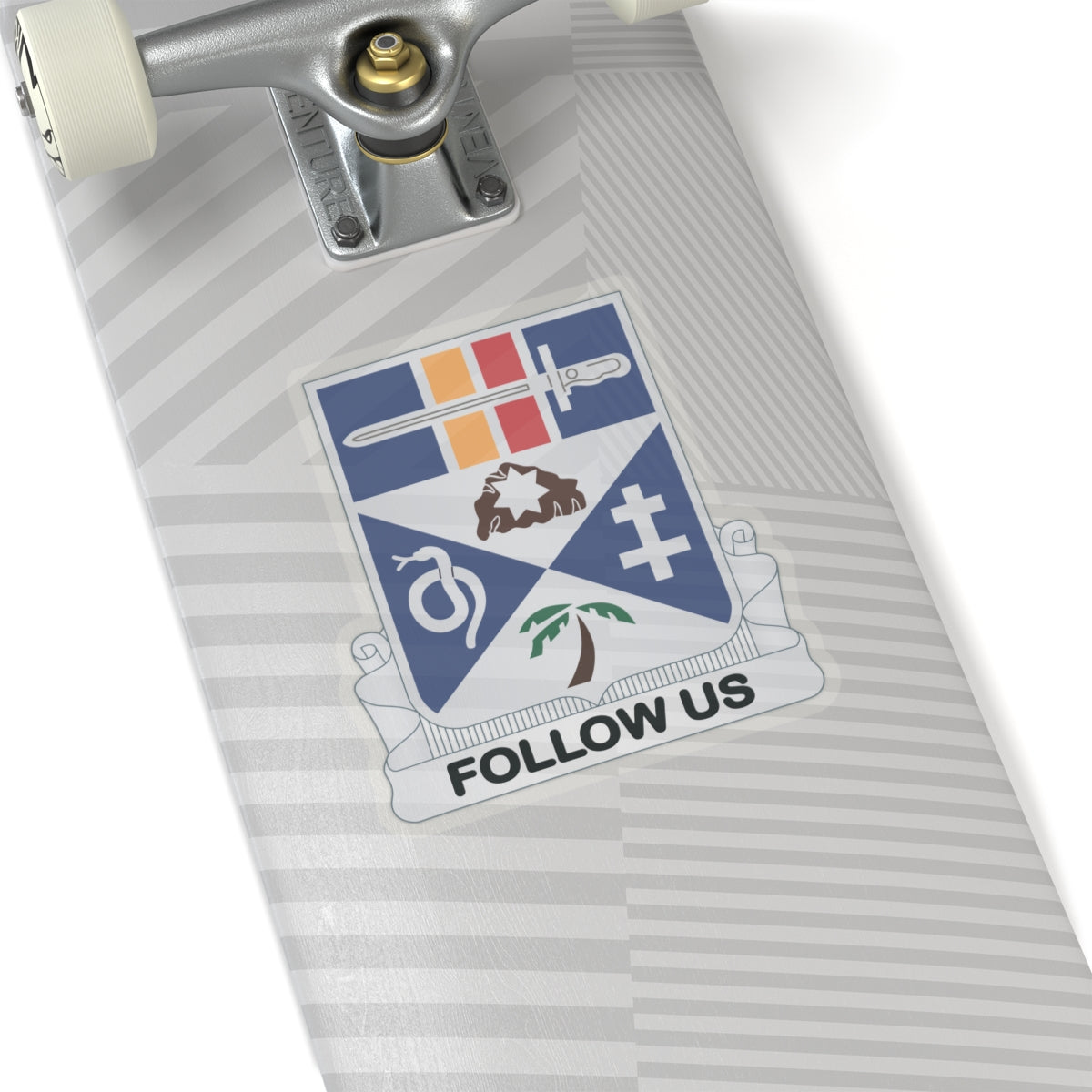 Kiss-Cut Stickers - 293rd Infantry Regiment - DUI wo Txt