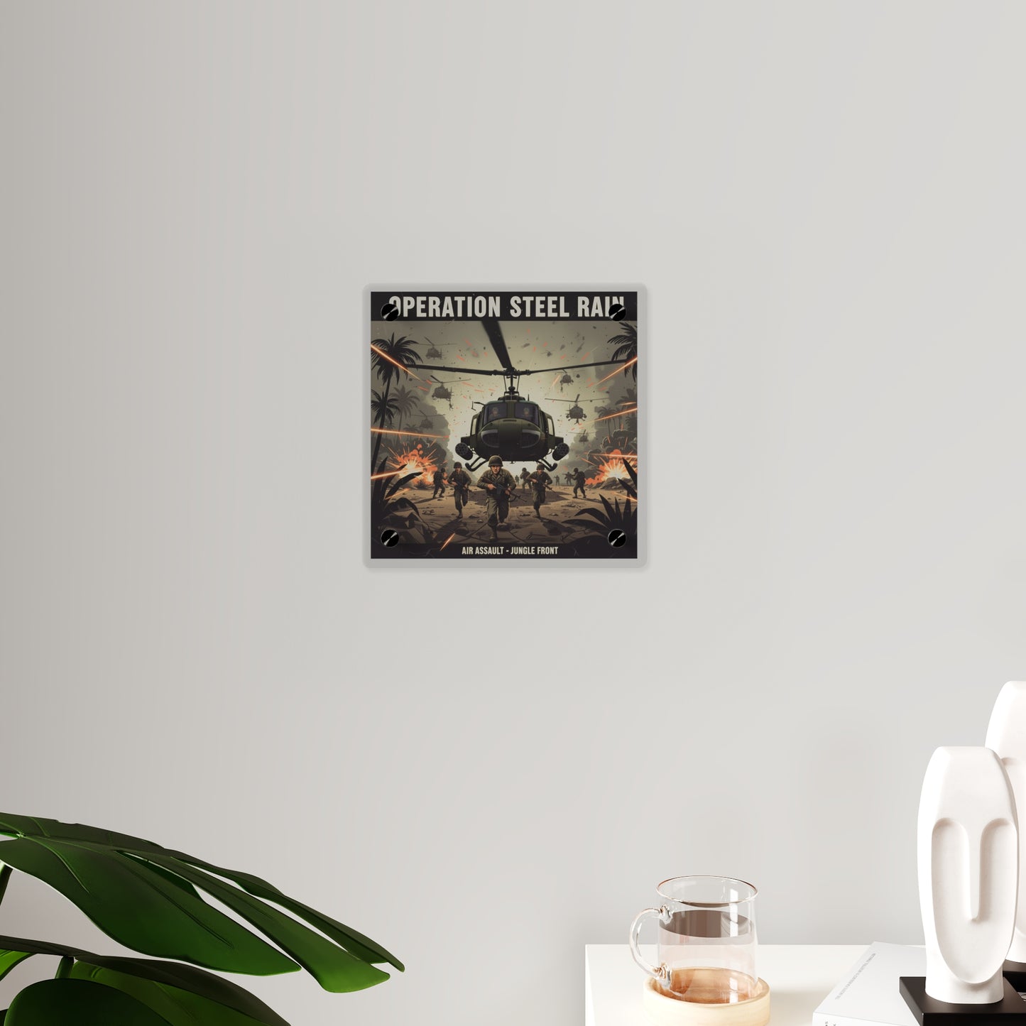 Acrylic Wall Art Panel - Air Assault - Vietnam - Operation Steel Rain