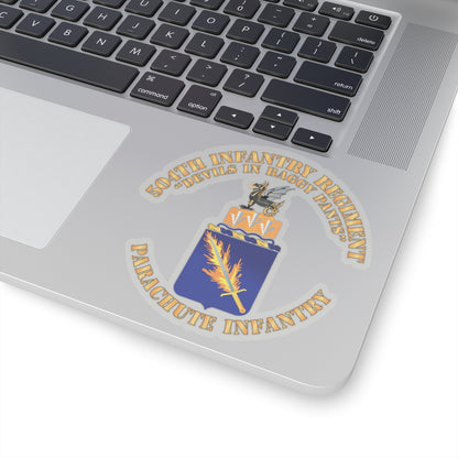 Kiss-Cut Stickers - Army - COA - 504th Infantry Regiment