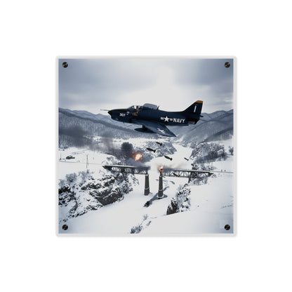 Acrylic Wall Art Panel - Attack at Majon-ni and Samdong-ni during Korean War
