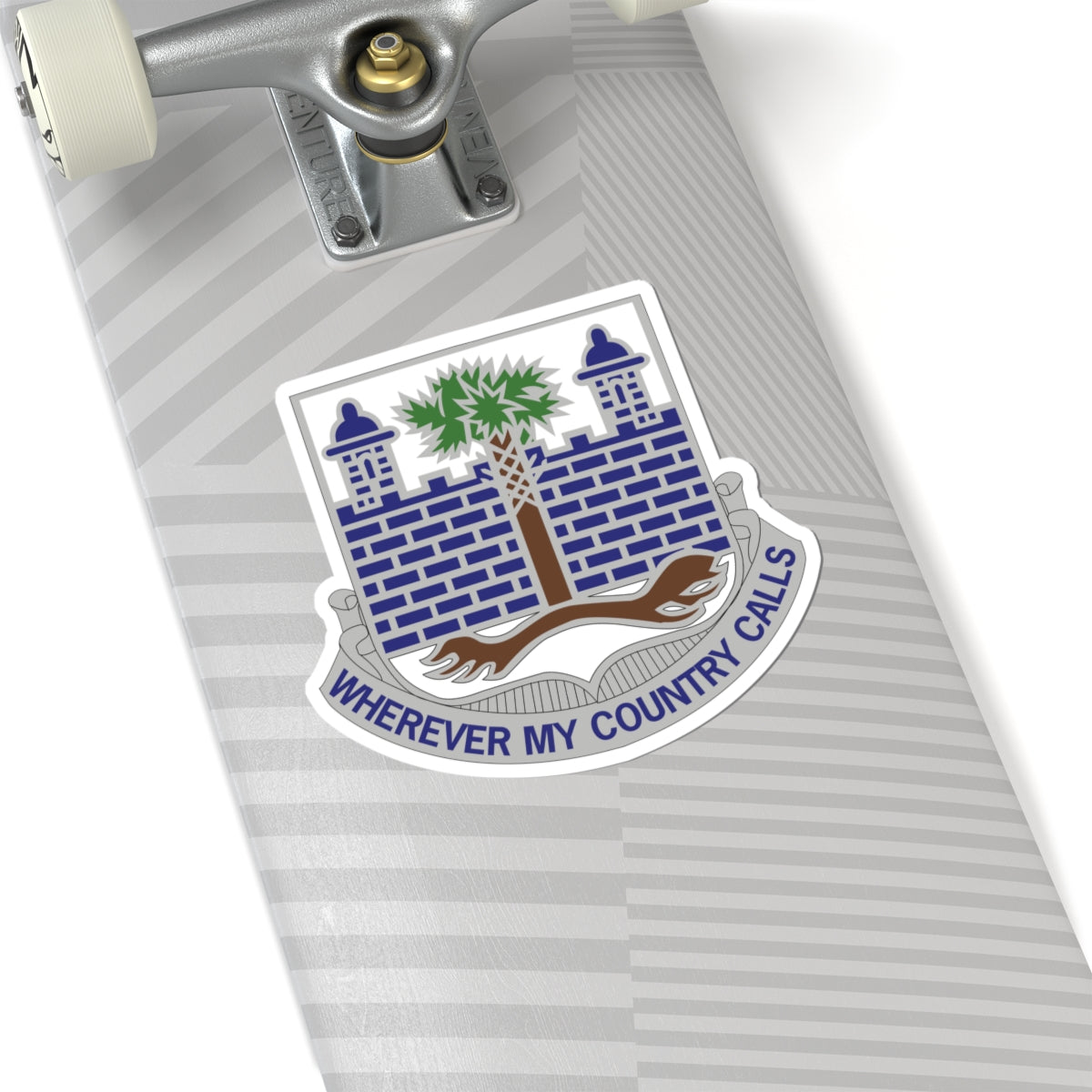 Kiss-Cut Stickers - Army -  Army -  118th Infantry Regiment - DUI wo Txt X 300